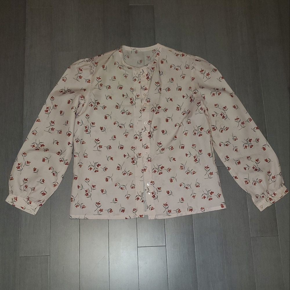 Vintage 70s cottagecore blouse